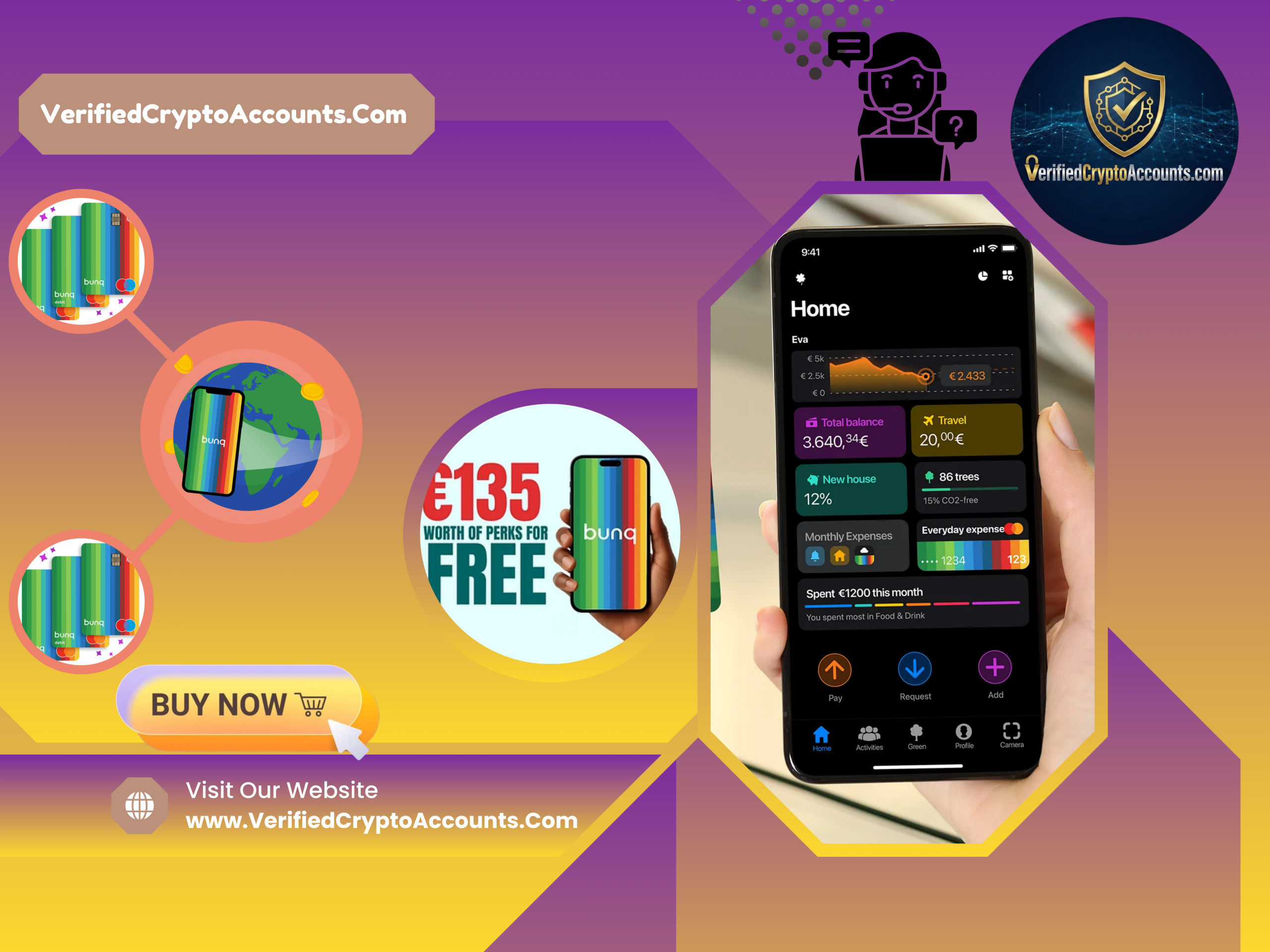 Buy Verified Bunq Account